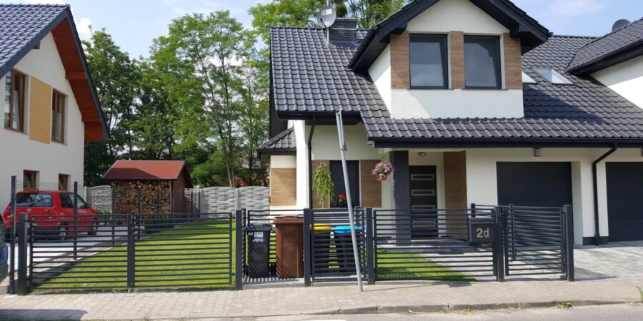 Zaun und 2 Fl. Tor – Hand betatig – Stettin Zdroje Zaun und 2 Fl. Tor – Hand betatig – Stettin Zdroje
