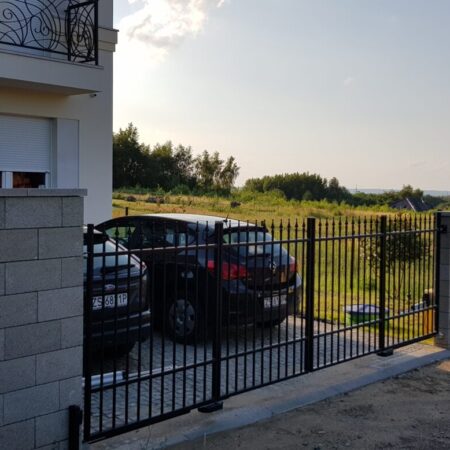 Brama dwuskrzydłowa z furtką – Szczecin Prawobrzeże Brama dwuskrzydłowa z furtką – Szczecin Prawobrzeże