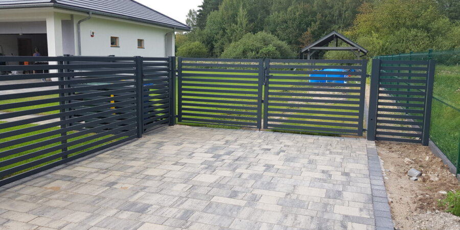 Ogrodzenie i brama – Wielgowo Ogrodzenie i brama – Wielgowo